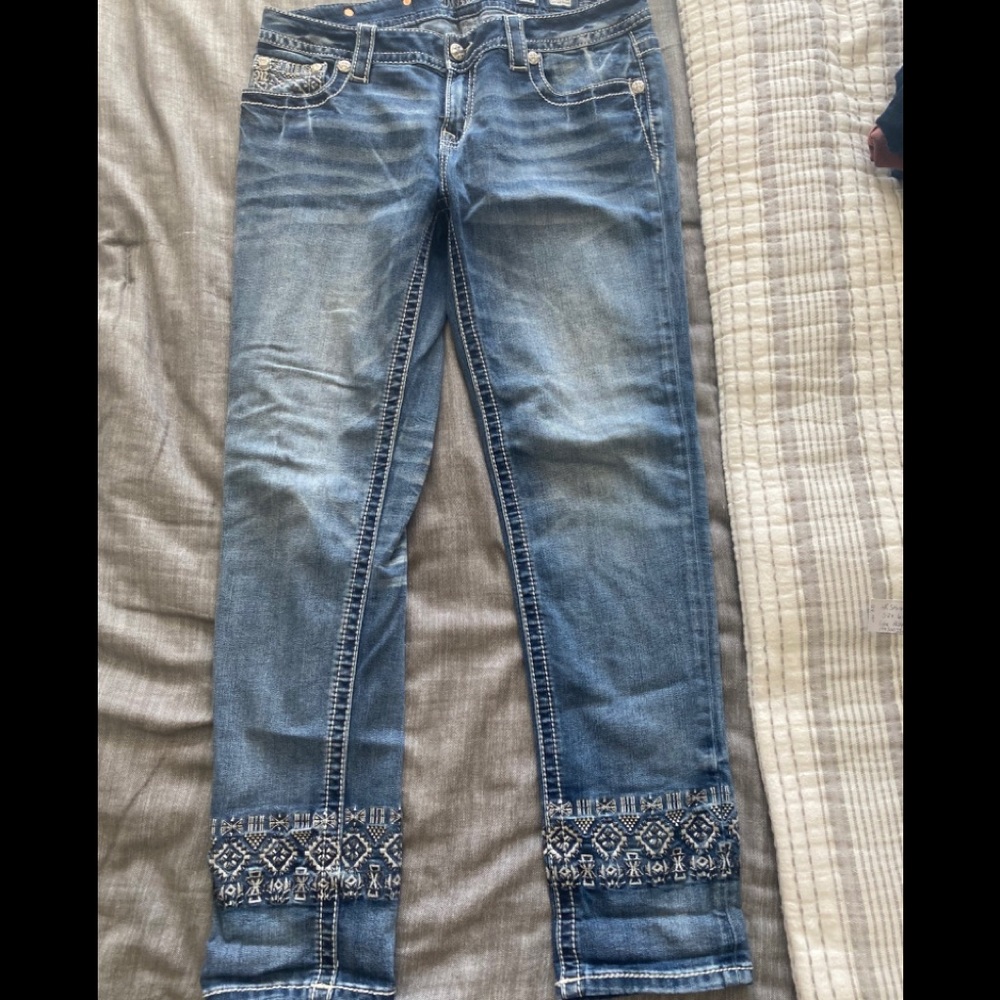 Miss Me signature cuffed jeans- size 30